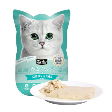 Kit Cat Petite Pouch 70g – Chicken & Saba (1 Box -24pcs)
